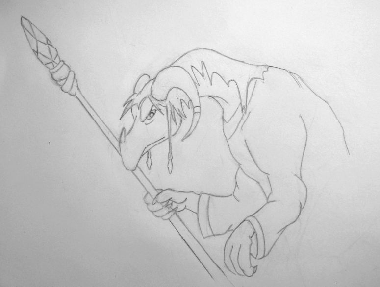 By Azdaracylius
Me, the Azdar, with my scepter. I know the quality of the picture is not very good, it's the camera's fault.
