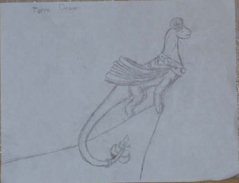 Terra Dragon - By Jenu
My sister drew this as well, and she wanted me to put it on Dragnix. It looks kinda cool, at least for me.
