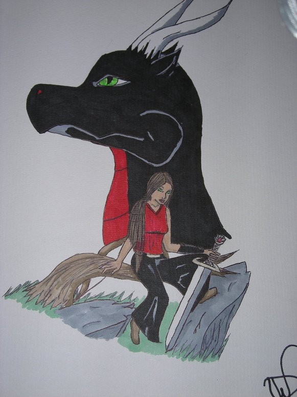 Dragonness Character Sketch - By Dragonness Wyverna
Notice that I am missing the Fiastun Jewel.  This picture is from BEFORE I acquired it. Enjoy tho.
Keywords: head