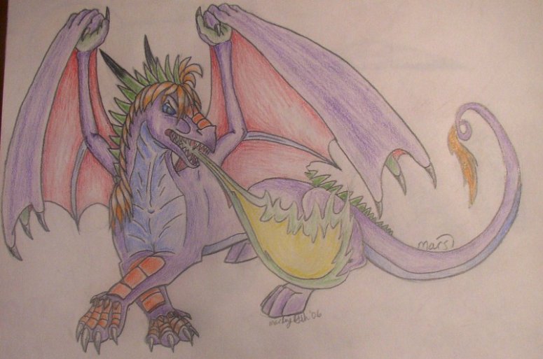 Fire breath - By Mars
