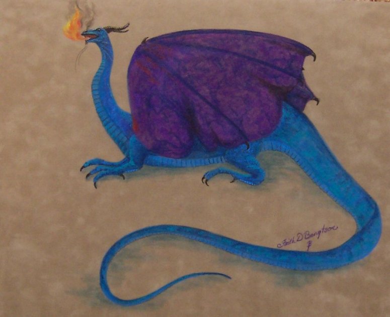 Shana's Dragon - By Faith Bengtson
Medium: colored pencil
