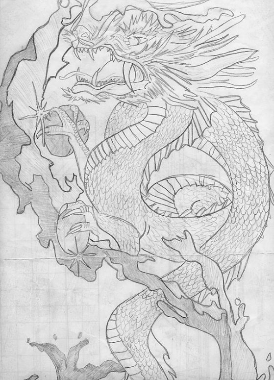 By Drak
This was the first dragon without feet i ever drew.
