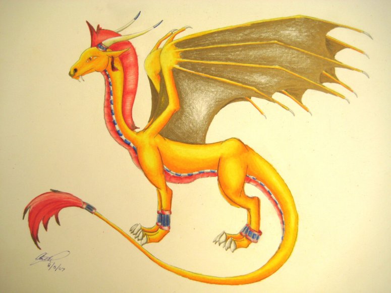 Dragon Sun god - By Jade Dragon
