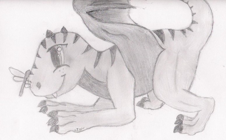 Baby dragon - By Dreaymii
