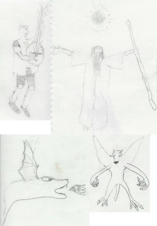 Compilation - By Silentiea
This is a simple compilation of four of my drawings. They are just sketches, so there's nothing special about them.
