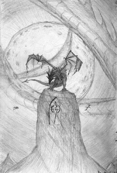 Time of The Wyverns - By Lizzigator
Uhh.. Yeah, It's a bunch of wyverns, And one big dragon in the middle... YAY!
